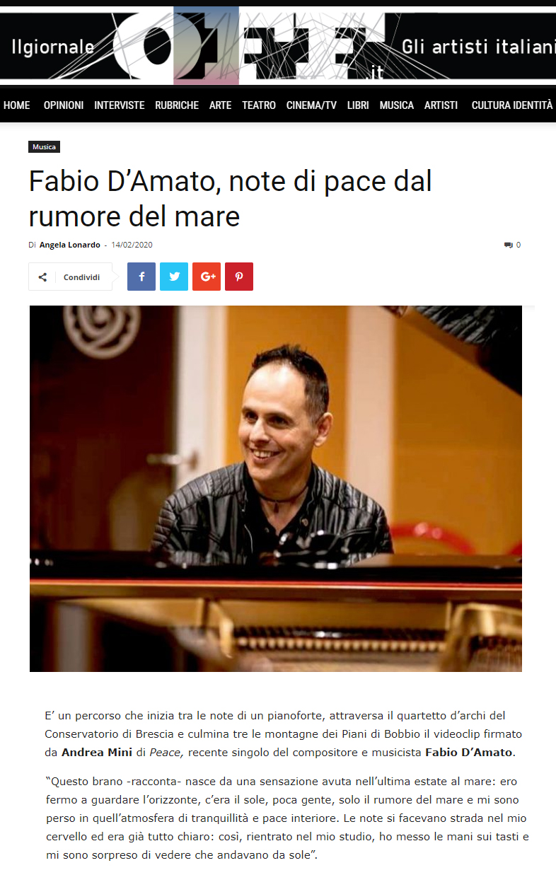 Fabio  D'Amato su Il Giornale OFF (14-02-2020)
